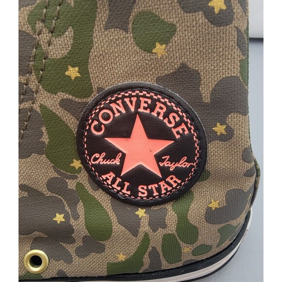 Girls’ Camo Converse Chuck Taylor Hi Tops Size 3 - Picture 13 of 14